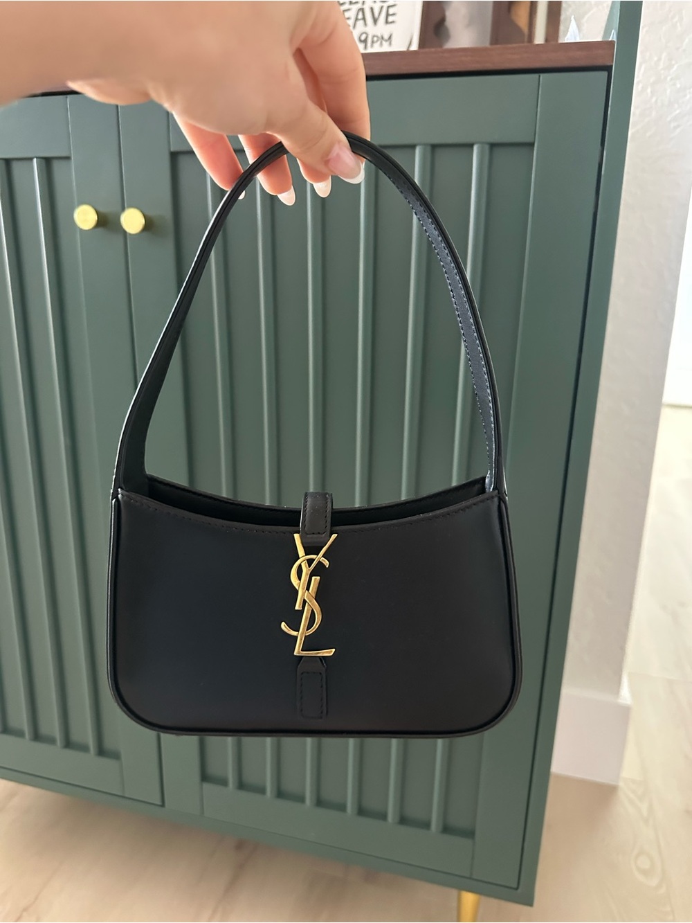 Saint Laurent YSL Black Le 5 a 7 Bag